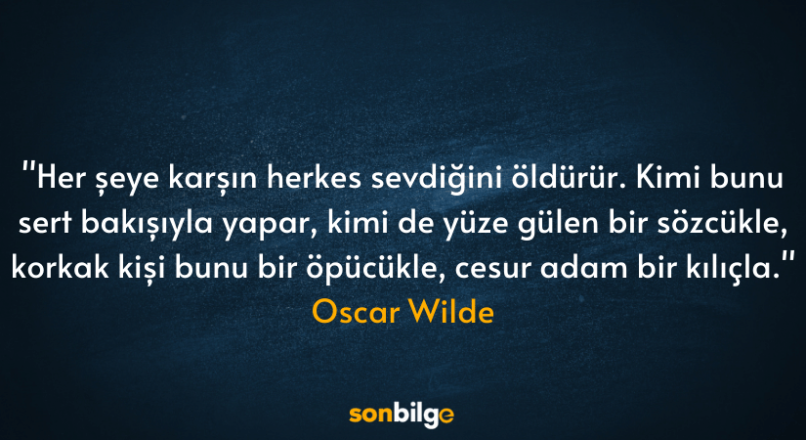 Oscar Wilde sözleri